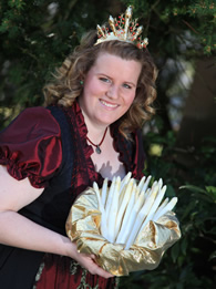 Fr&auml;nkische Spargelk&ouml;nigin 2010/2011: Birgit Kretschmann