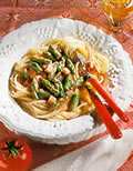 Spaghetti mit Spargel 